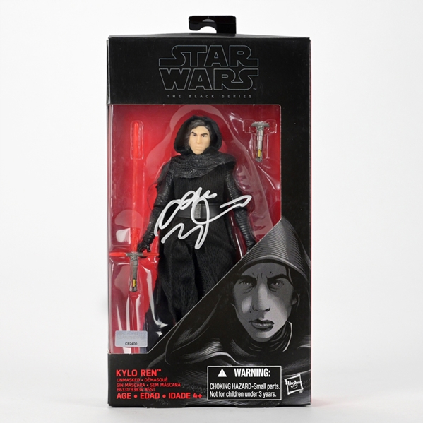 Adam Driver Autographed Star Wars The Force Awakens Kylo Ren Unmasked Action Figure