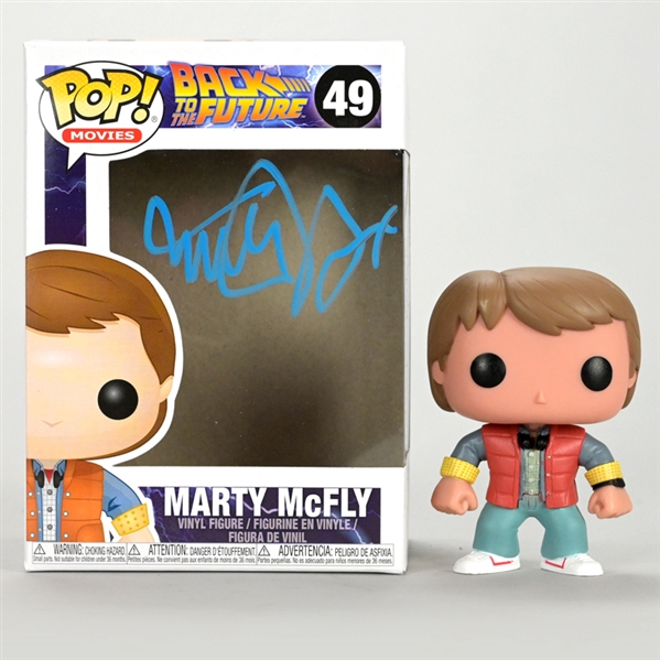 Michael J. Fox Autographed Back to the Future Marty McFly POP Vinyl Figure #49