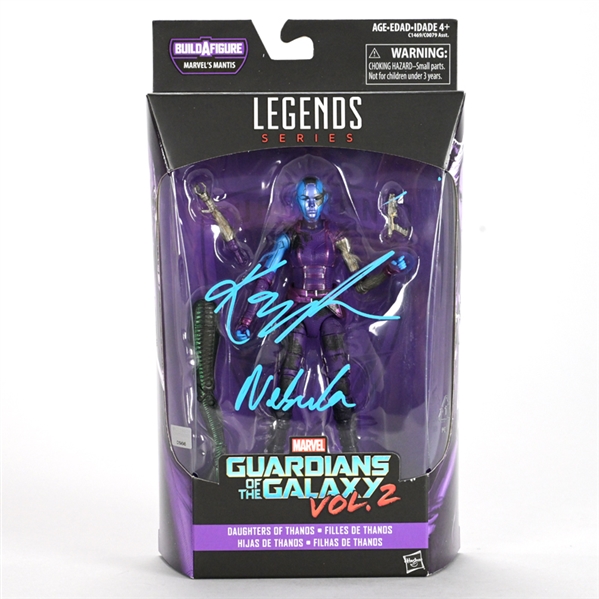 Karen Gillan Autographed Marvel Legends Guardians of the Galaxy 2.0 Nebula Action Figure