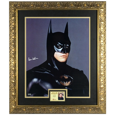 Val Kilmer Autographed 1995 Batman Forever 16x20 Framed Photo