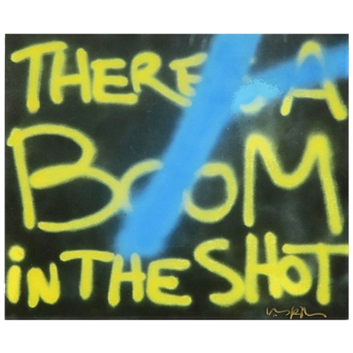 Val Kilmer AutographedTheres A Boom In The Shot 18x15 Framed Giclee