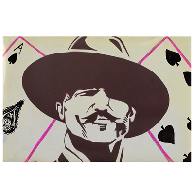 Val Kilmer Autographed Doc Holliday in Spades 16x24 Enhanced Print