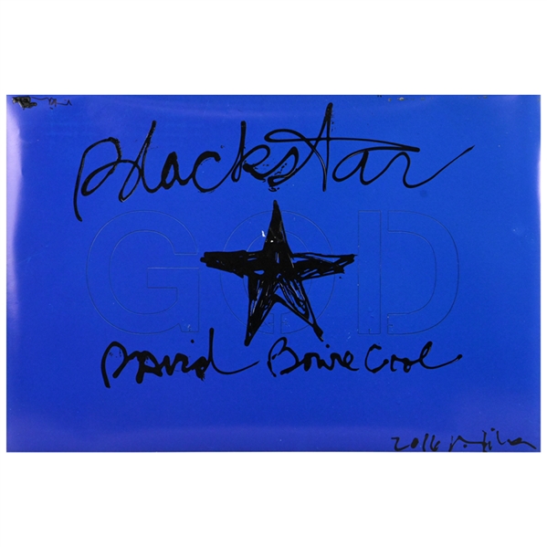 Val Kilmer Autographed Blackstar David Bowie Cool 16x24 Enhanced Print