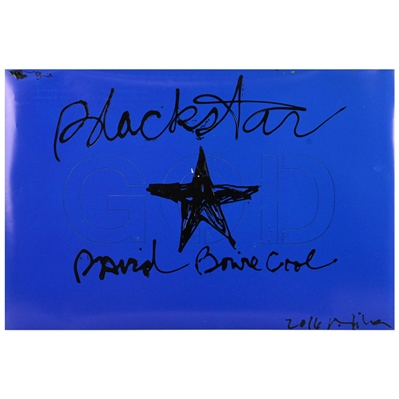 Val Kilmer Autographed Blackstar David Bowie Cool 16x24 Enhanced Print