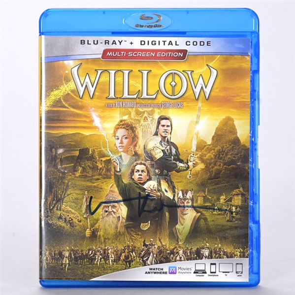 Val Kilmer Autographed 1988 Willow Blu-Ray DVD