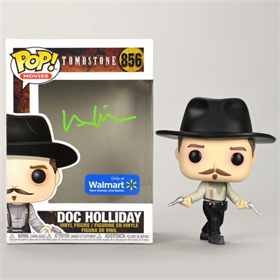 Val Kilmer Autographed Tombstone Doc Holliday Walmart Exclusive Pop! Vinyl Figure #856
