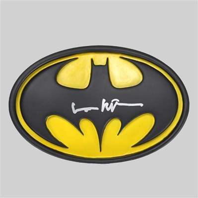 Val Kilmer Autographed Batman Forever 1:1 Scale Chest Suit Emblem 