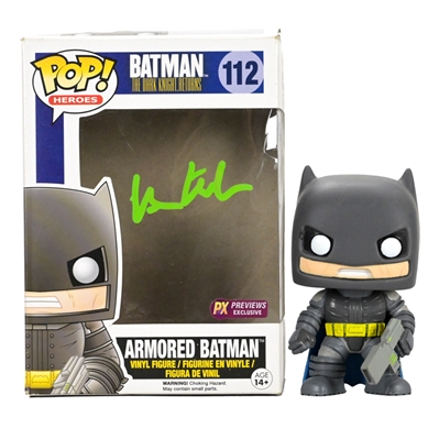 Val Kilmer Autographed The Dark Knight Returns Armored Batman Previews Exclusive Pop! Vinyl Figure #112
