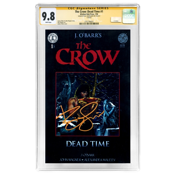 Bill Skarsgard Autographed The Crow: Dead Time #1 James OBarr Cover CGC SS 9.8