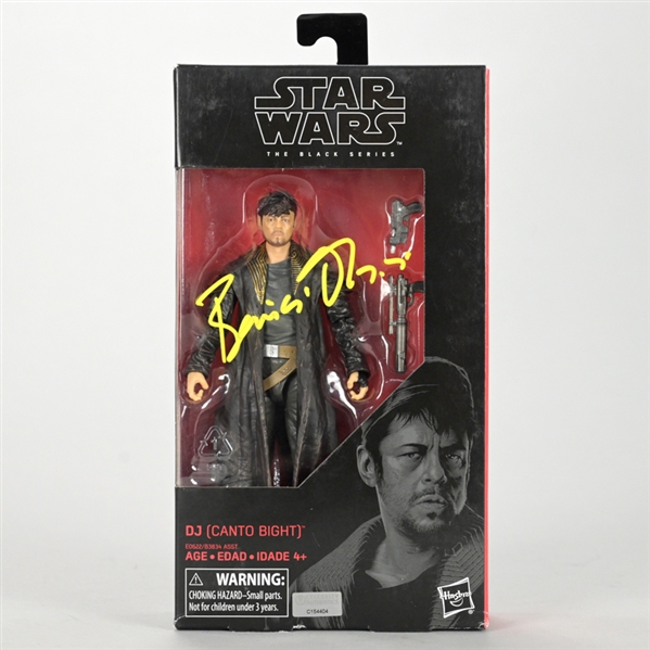 Benicio Del Toro Autographed Star Wars The Black Series DJ Action Figure