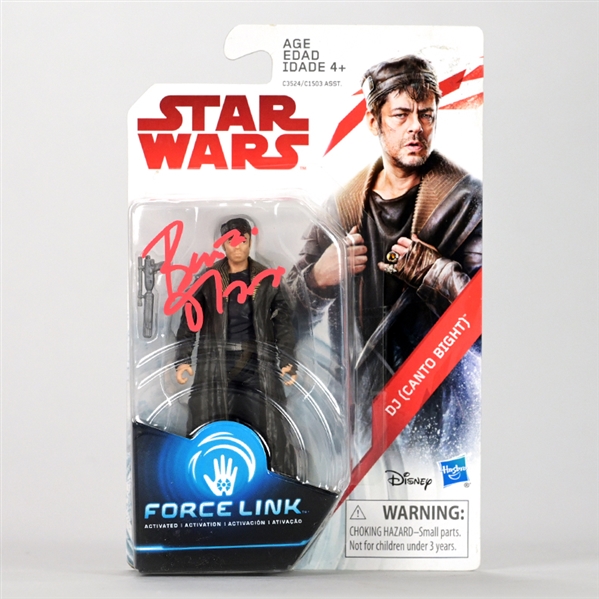 Benicio Del Toro Autographed Star Wars DJ Action Figure