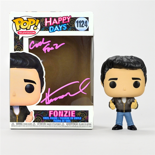 Henry Winkler Autographed Happy Days Fonzie Pop! Vinyl Figure #1124 with Inscriptions