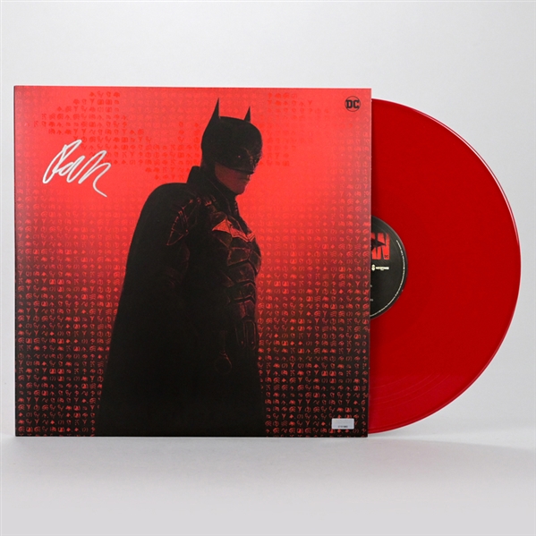  Robert Pattinson Autographed The Batman Original Motion Picture Soundtrack 3XLP