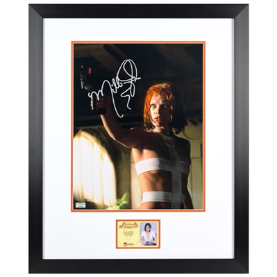 Milla Jovovich Autographed 1997 The Fifth Element Leeloo 11x14 Framed Photo