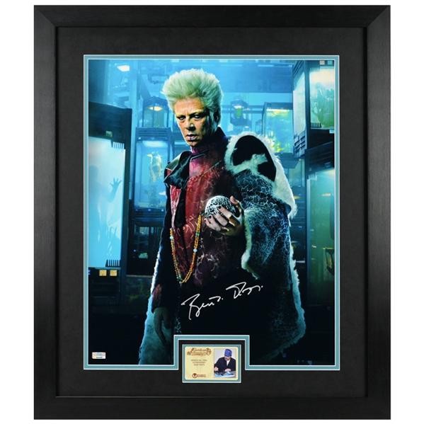 Benicio Del Toro Autographed 2014 Guardians of the Galaxy The Collector 16x20 Framed Photo