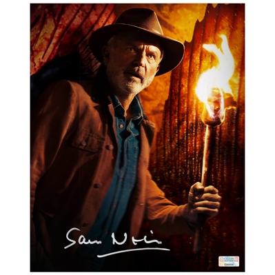 Sam Neill Autographed 2022 Jurassic World Dominion 8x10 Photo