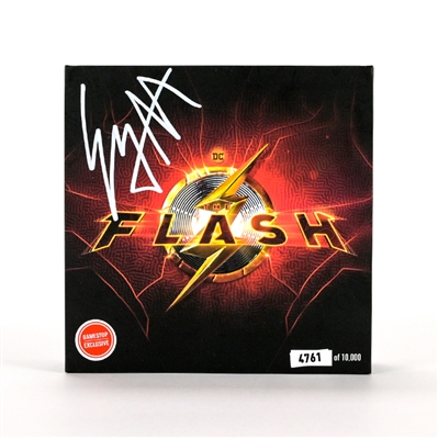 Ezra Miller Autographed The Flash Collectors Box Set GameStop Exclusive