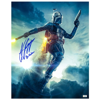 Katee Sackhoff Autographed Star Wars The Mandalorian Bo-Katan 16x20 Photo with Inscription