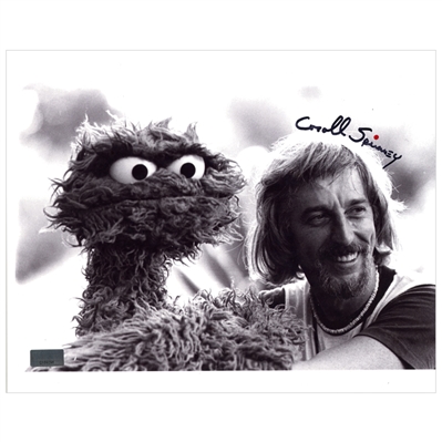 Carroll Spinney Autographed Sesame Street Oscar the Grouch 8x10 Photo