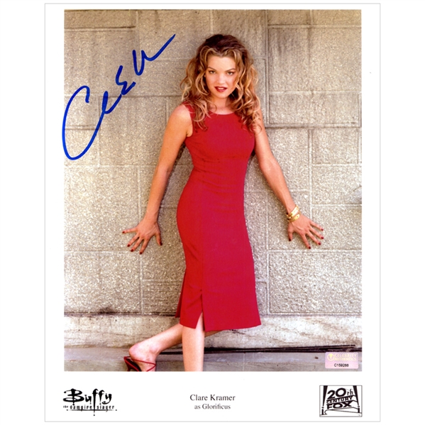 Clare Kramer Autographed Buffy The Vampire Slayer Glorificus 8x10 Photo