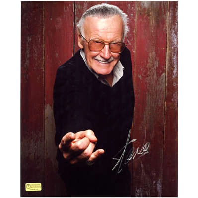 Stan Lee Autographed 8x10 Web Slinger Photo