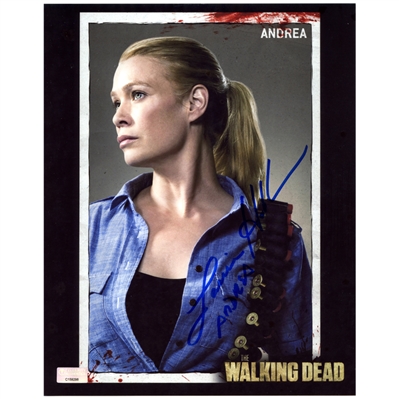 Laurie Holden Autographed The Walking Dead Andrea Splatter 8x10 Photo