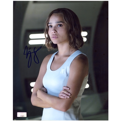 Zoe Kravitz Autographed 2014 Divergent Christina 8x10 Photo