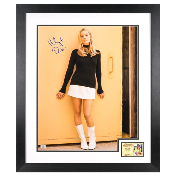 Margot Robbie Autographed Once Upon a Time... In Hollywood Sharon Tate 16x20 Framed Photo