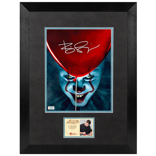 Bill Skarsgard Autographed IT Pennywise The Derry Disease 8x10 Framed Photo