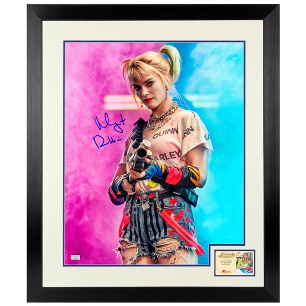 Margot Robbie Autographed Birds of Prey Harley Quinn 16x20 Studio Framed Photo