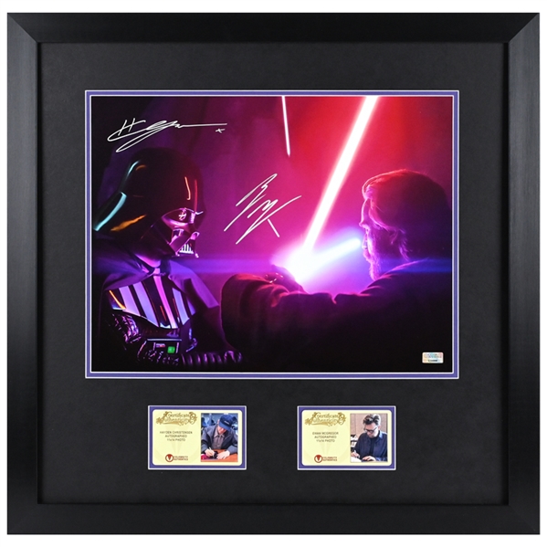 Ewan McGregor, Hayden Christensen Autographed 2023 Star Wars Obi-Wan Kenobi 11x14 Photo