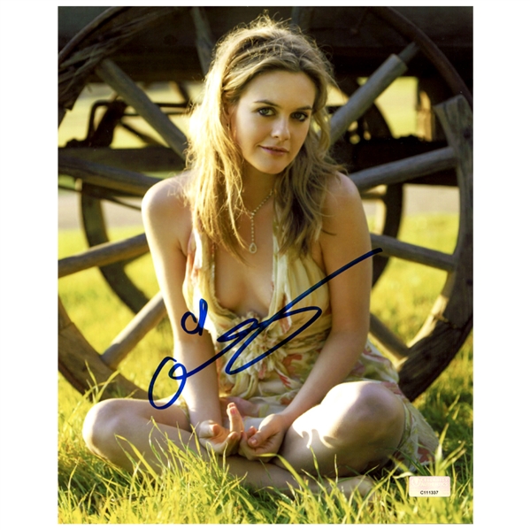 Alicia Silverstone Autographed Sundress 8x10 Photo