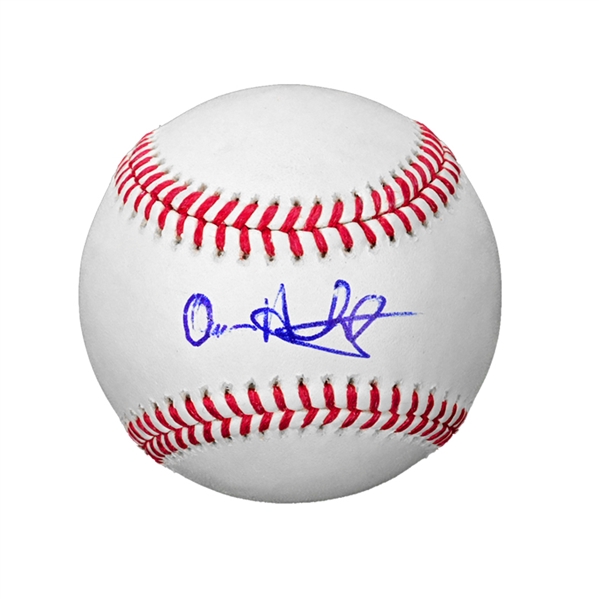 Anne Hathaway Autographed Rawlings Official Major League Baseball