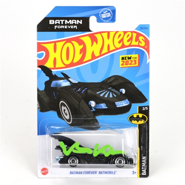 Val Kilmer Autographed Batman Forever Hot Wheels 1/64 Scale Batmobile - B