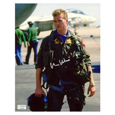 Val Kilmer Autographed Top Gun Iceman 8x10 Photo