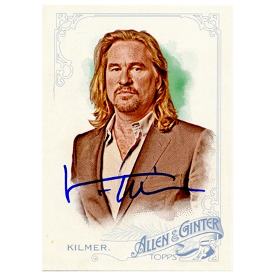 Val Kilmer Autographed Topps Allen & Ginter Trading Card #328