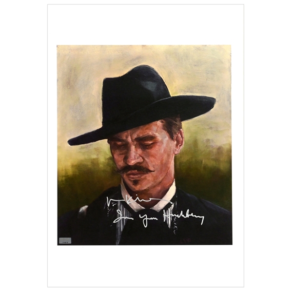 Val Kilmer Tombstone 13x19 Print with Im Your Huckleberry Inscription