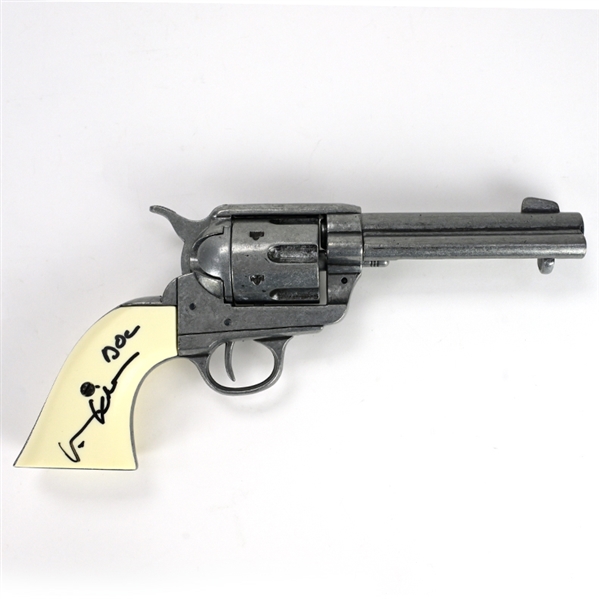 Val Kilmer Autographed Tombstone Doc Holliday Quick Draw Pistol Revolver with Doc’ Inscription 