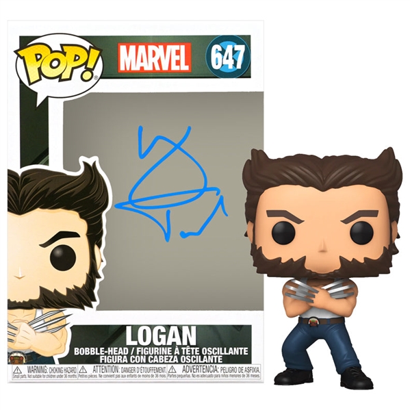 Hugh Jackman Autographed Funko Logan POP! Vinyl Figure #647