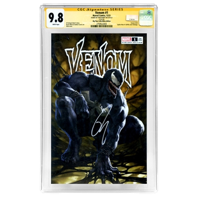 Tom Hardy Autographed 2021 Venom #1 Big Time Variant CGC SS 9.8