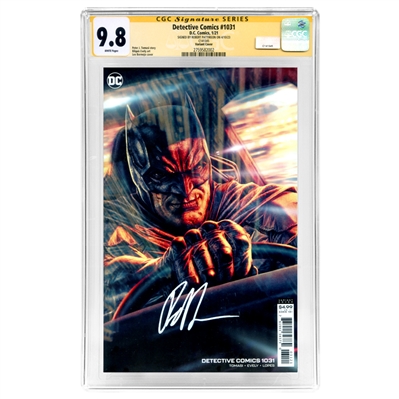 Robert Pattinson Autographed Detective Comics #1031 Bermejo Variant Cover CGC SS 9.8