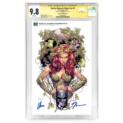 Uma Thurman Autographed 2019 Harley Quinn & Poison Ivy #2 Variant Cover CGC SS 9.8 (mint)