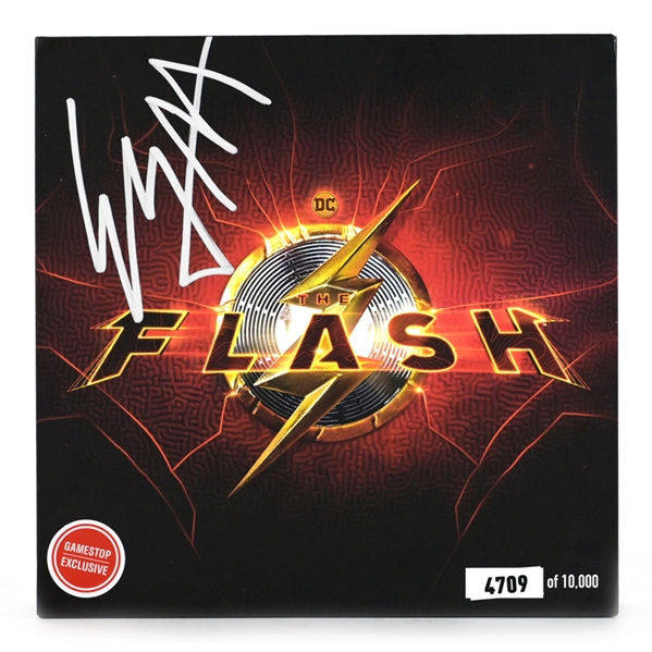 Ezra Miller Autographed The Flash Collectors Box Set GameStop Exclusive