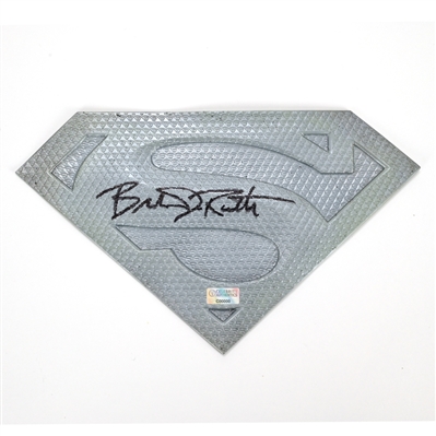 Brandon Routh Autographed Superman Returns Silver Emblem