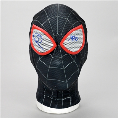 Shameik Moore Autographed Spider-Man: Into the Spider-Verse Wearable Mask with Miles Inscription