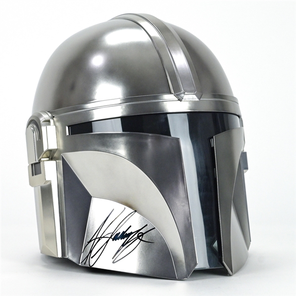 Katee Sackhoff Autographed Hasbro Black Series The Mandalorian Helmet