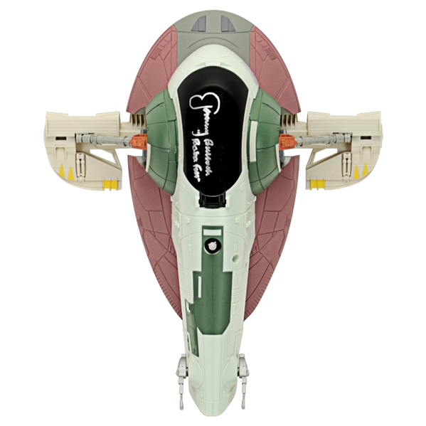 Jeremy Bulloch Autographed Star Wars Boba Fett Replica Slave 1 Ship