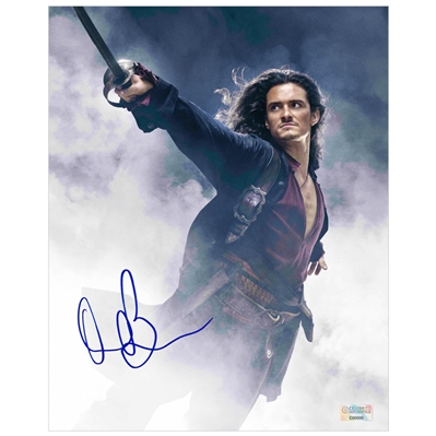 Orlando Bloom Autographed Pirates of the Caribbean Will Turner 8x10 Photo