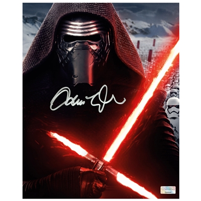 Adam Driver Autographed Star Wars: The Force Awakens 8x10 Kylo Ren Portrait Photo