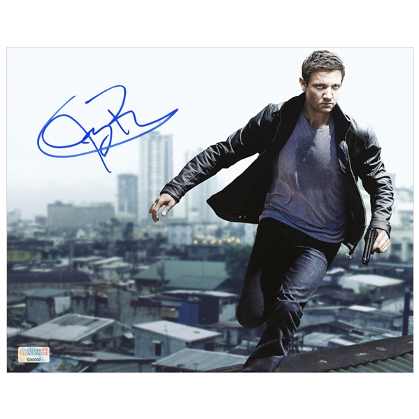  Jeremy Renner Autographed Bourne Legacy Aaron Cross 8x10 Photo